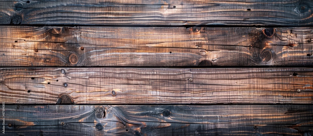 Poster Clear background displaying wooden boards with detailed texture in a copy space image.