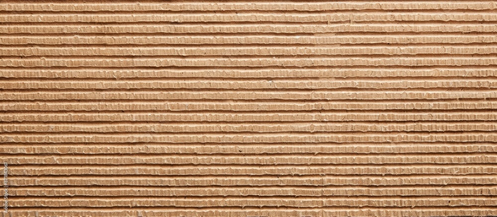 Poster cardboard sheet with a textured brown corrugated paper surface showing horizontal stripes, creating 