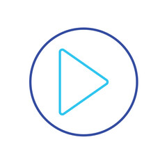 Play vector icon