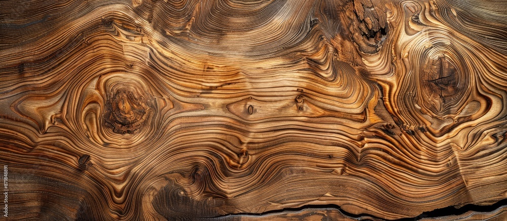 Fototapete Design with a wooden surface displaying a natural pattern, perfect for showcasing with a copy space image.