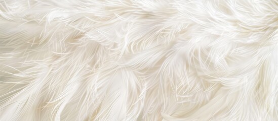 Obraz premium An exquisite background showcasing a stunning white feather pattern texture, perfect for adding decorative elements with a copy space image.
