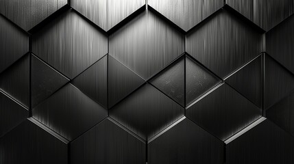 Obraz premium Brushed metal texture with subtle reflections, ideal for sophisticated digital artworks. , Minimalism,