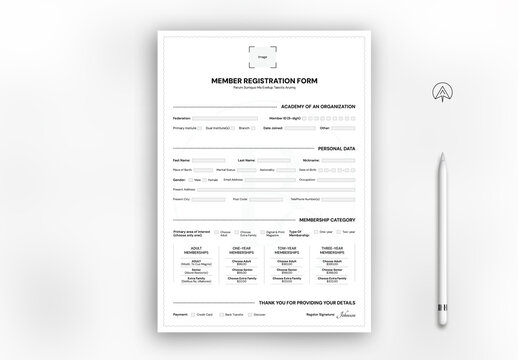 Member Registration Form