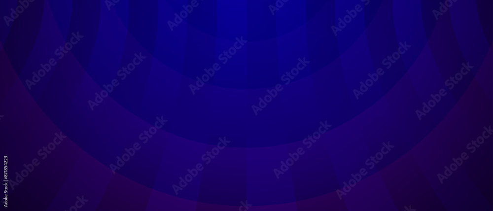 Poster blue gradient circular and stripes, vector abstract background