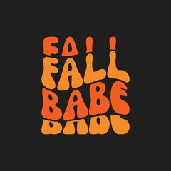 Fall babe wave design