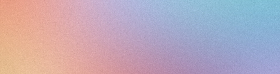 Abstract noisy gradient background of multicolored pastel colors. Color palette, colorful pattern with a soft noise effect. Holographic blurred grainy gradient banner texture