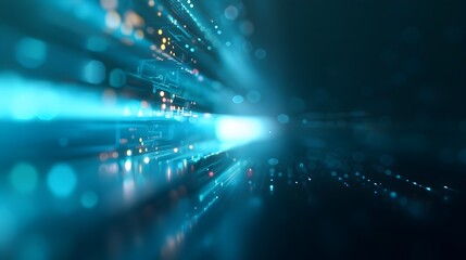 Dazzling Digital Firewall:Futuristic Holographic Barrier Safeguarding Cyber Networks