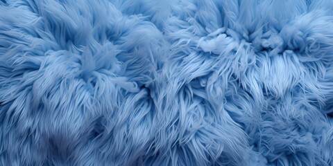 Fototapeta premium Soft Blue Fur Texture