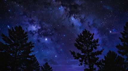 night sky with stars