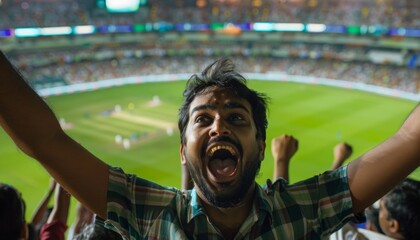 Selfie of an Indian Cricket Fan