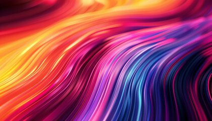 Obraz premium Abstract Wavy Background with Vibrant Colors