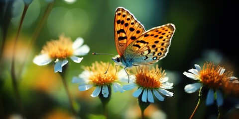 Obraz premium Butterfly on a flower