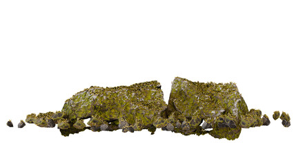 Rock isolated transparency background © omkuhh