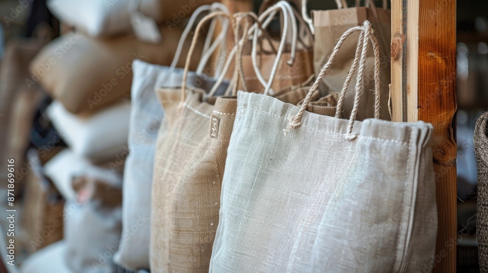 Poster Cloth Bags Instead of Plastic