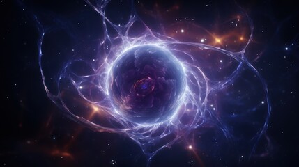 a planetary nebula, with delicate tendrils 