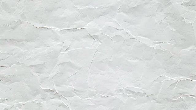 Minimalist Crumpled White Paper Texture Image
