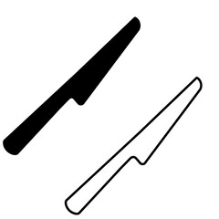 Knife vector icon. Knife flat sign design. Knife symbol pictogram