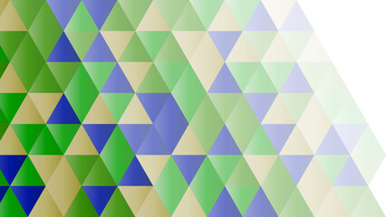 abstract geometric background with colorful triangles, Vibrant blue and green triangle pattern from backgrounds.