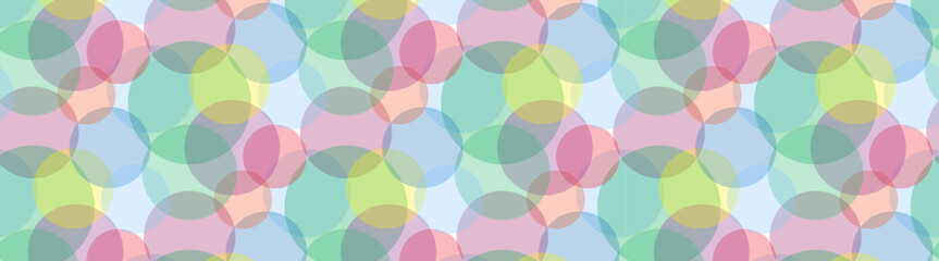 colorful circle mosaic seamless pattern