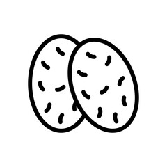 shaobing linear logo mark in black and white