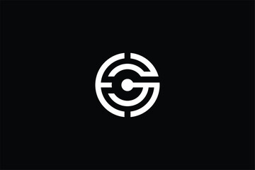 letter GC CG abstract tech company logo, letter CG GC maze or puzzle icon connection future digital logo letter GC CG