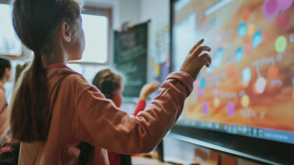 Enhancing Classroom Learning Experience Interactive Touchscreen Technology