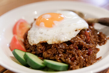 アジアンレストランの料理「ラオス焼き飯」