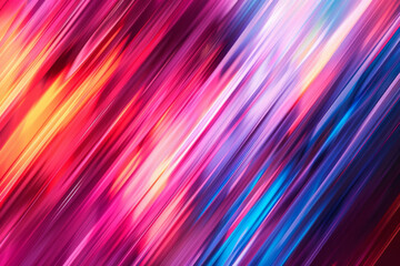 Abstract Diagonal Stripes in Vibrant Colors