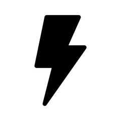 Lightning Icon Vector Symbol Design Illustration