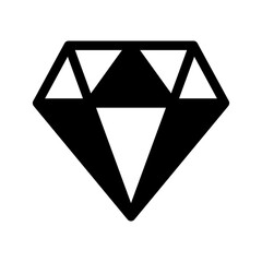 Diamond Icon Vector Symbol Design Illustration