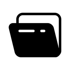 Folder Icon Vector Symbol Design Illustration
