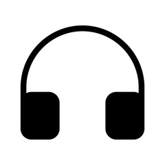 Headphone Icon Vector Symbol Design Illustration