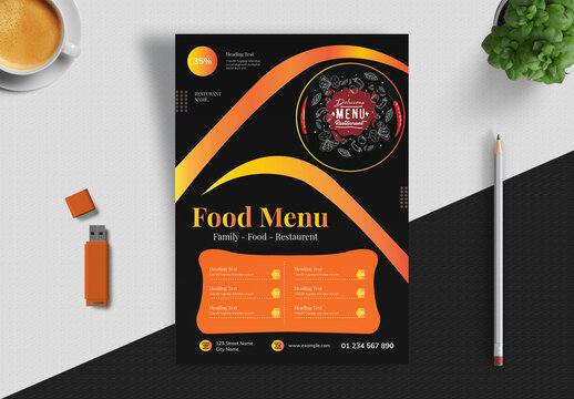 Food Menu 2024 Flayer