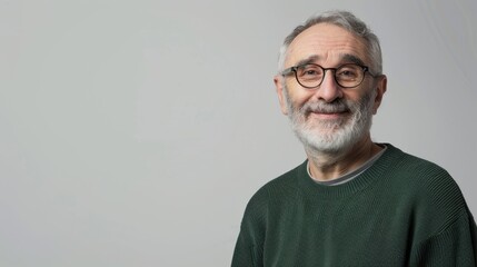 Fototapeta premium The smiling elderly man