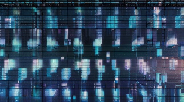 abstract background with code