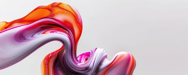 Obraz premium Abstract Cosmic Swirl of Colorful Ink with Marble Texture and Fluid Art