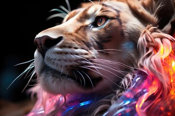 Between reality and abstraction the fascinating fusion in the artistic represent, generative IA