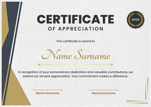 award certificate template design, Certificate of Appreciation template, Certificate of achievement, awards diploma. day 140