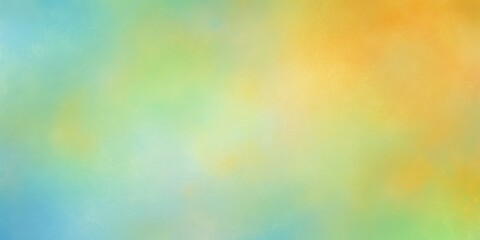 Abstract Chaotic Blurred Gradient Background in Golden and Blue Hues