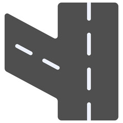 road flat icon