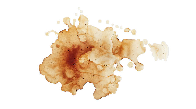 Irregular Coffee Stain with Gradient
