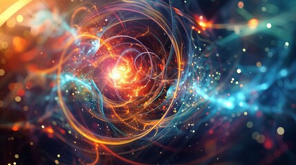 Interactions between protons and quarks in the subatomic system