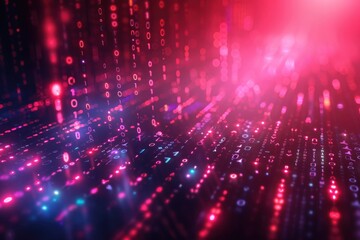 Fototapeta premium Technology background of information big data concept