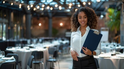 The professional woman clipboard