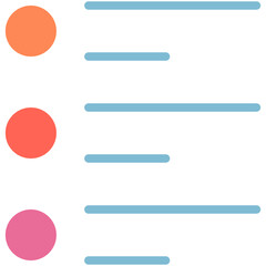 Obraz premium list flat icon