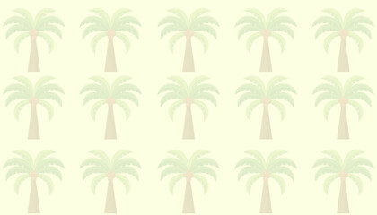 全面に椰子の木が薄く描かれている背景素材