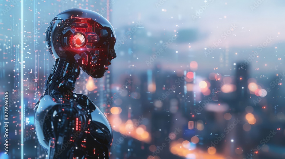 Poster future of media with the integration of artificial intelligence (ai) and machine learning