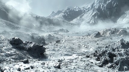 Majestic Desert Landscape, Summer Wonderland: Breathtaking Views of beautiful desert.