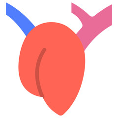heart flat icon