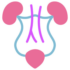 urinary flat icon
